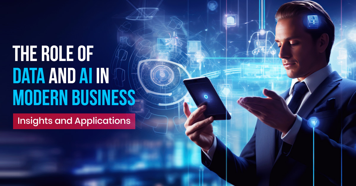 Featured image for article: AI in Modern Business - Explore how artificial intelligence is revolutionizing business operations and c...