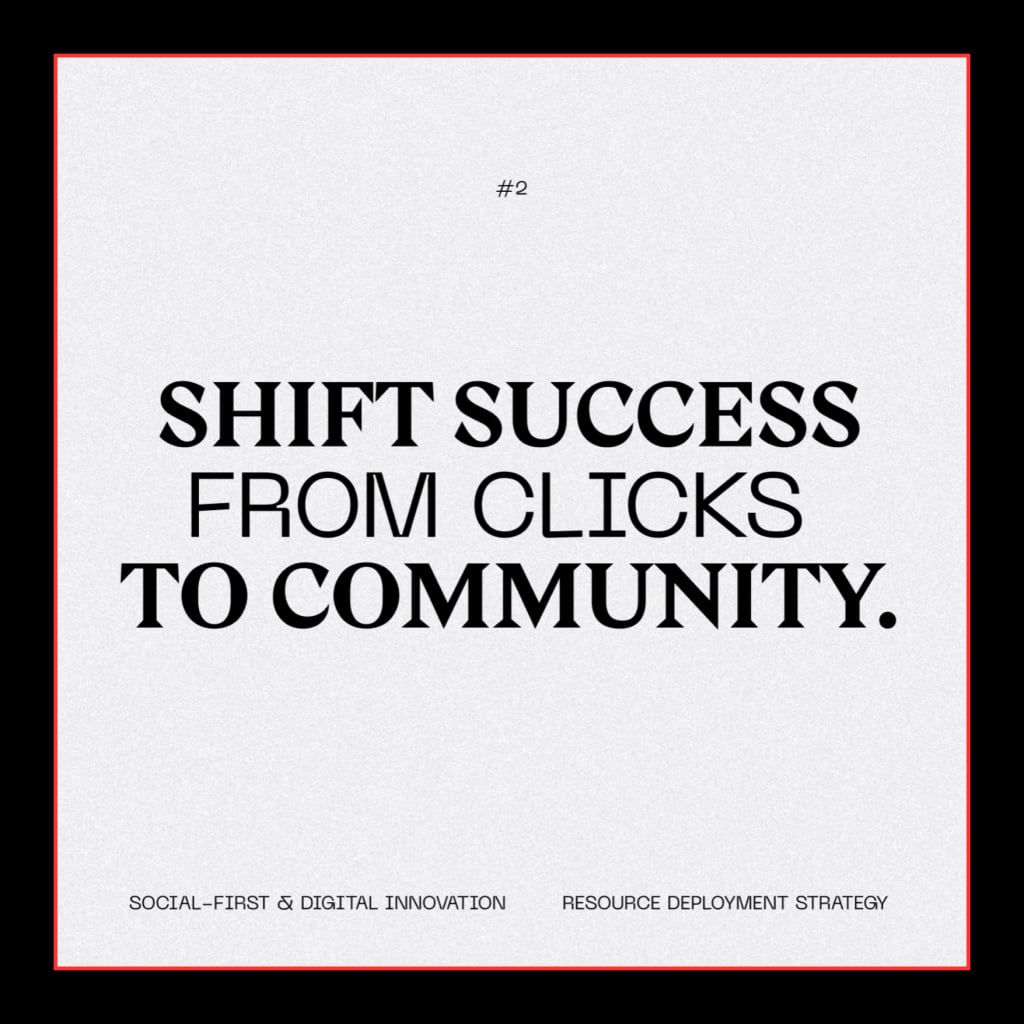 Featured image for insight article: From Clicks to Communities - Discover why the most successful brands are shifting from clicks and conversions...